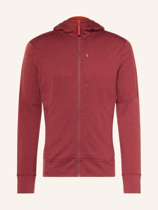Zdjęcie produktu Icebreaker Kurtka Jako Warstwa Środkowa Merino 260 Quantum Iv rot CIEMNOCZERWONY