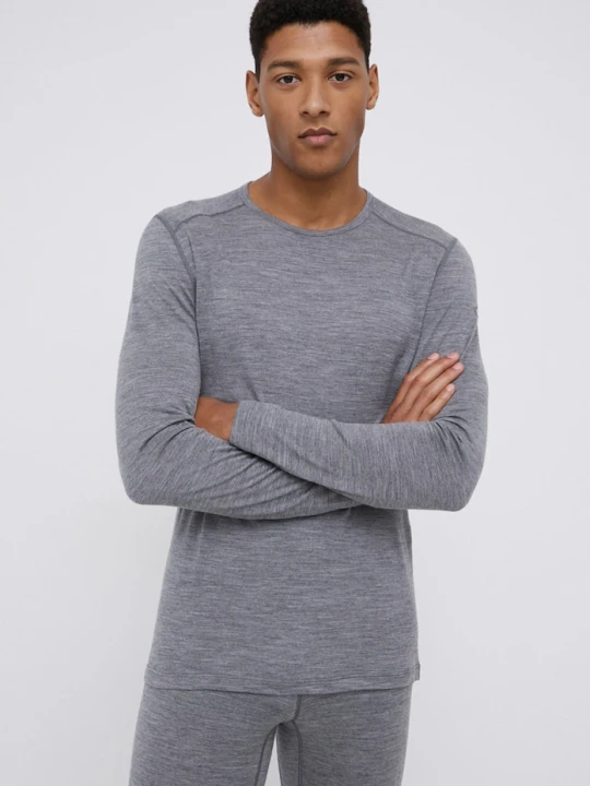 Zdjęcie produktu Icebreaker longsleeve funkcyjny wełniany szary