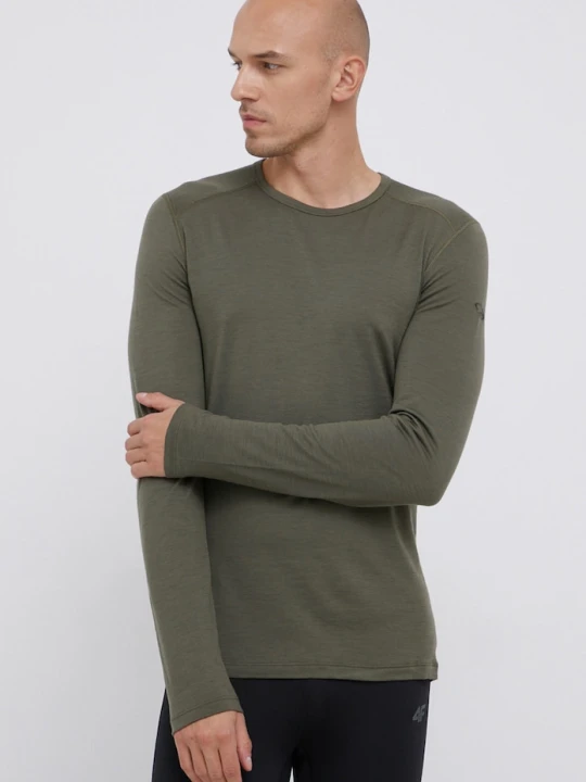 Zdjęcie produktu Icebreaker Longsleeve wełniany zielony