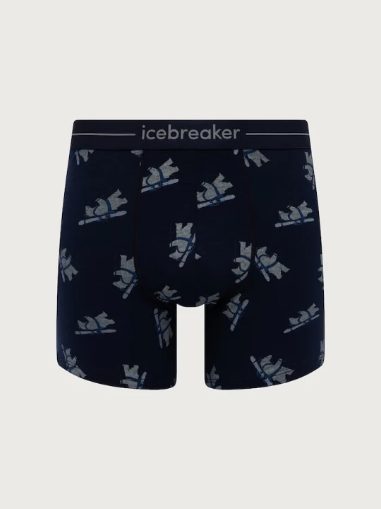Zdjęcie produktu Icebreaker męskie z dodatkiem merino 150 Anatomica granatowy