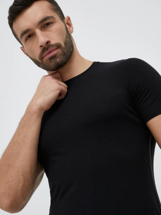Zdjęcie produktu Icebreaker t-shirt funkcyjny Anatomica czarny