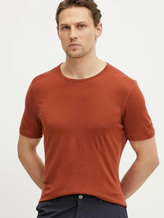 Zdjęcie produktu Icebreaker t-shirt funkcyjny Merino 200 Oasis pomarańczowy