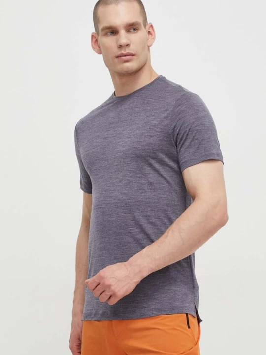 Zdjęcie produktu Icebreaker t-shirt sportowy 125 Cool-Lite Merino Blend Sphere III granatowy