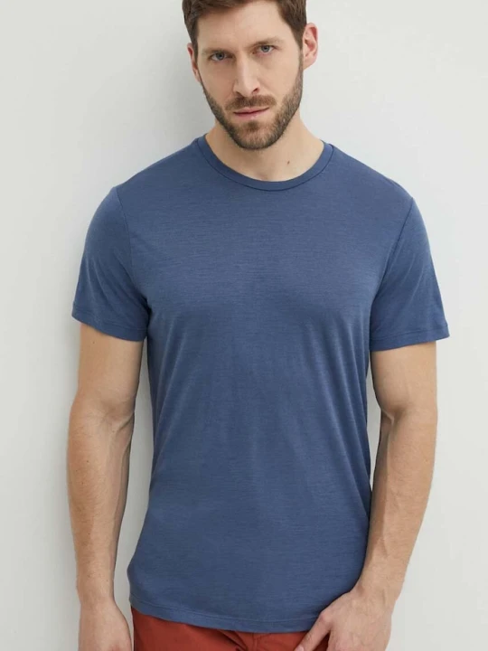 Zdjęcie produktu Icebreaker t-shirt sportowy Merino 150 Tech Lite III niebieski