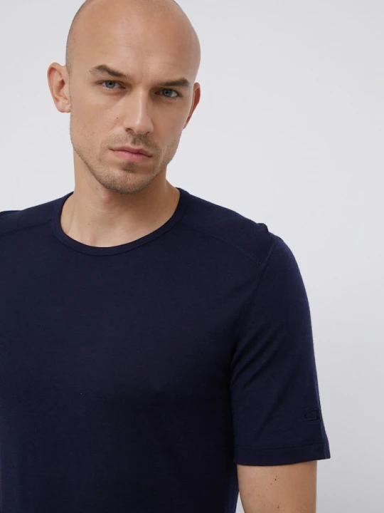 Zdjęcie produktu Icebreaker T-shirt wełniany granatowy