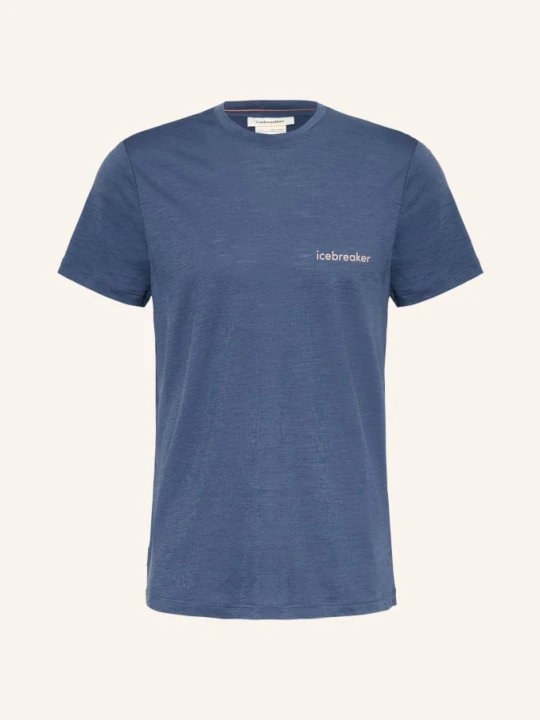 Zdjęcie produktu Icebreaker T-Shirt Z Wełny Merino blau NIEBIESKI