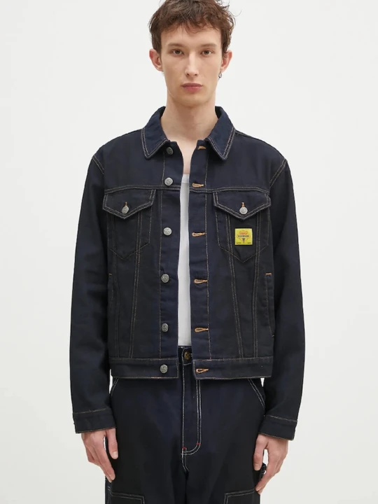 Zdjęcie produktu ICECREAM kurtka jeansowa Oil Stained Trucker Jacket niebieski