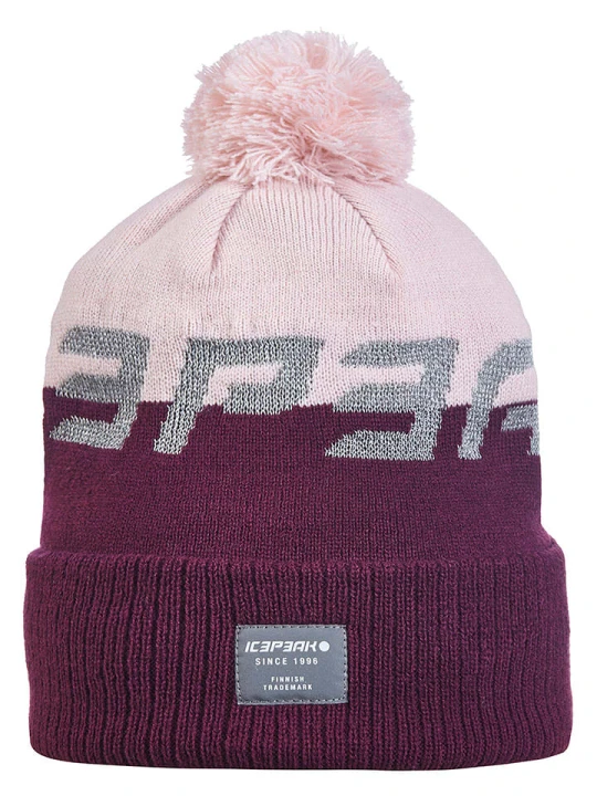 Zdjęcie produktu Icepeak Czapka "Hallsburg" w kolorze fioletowo-jasnoróżowym rozmiar: onesize