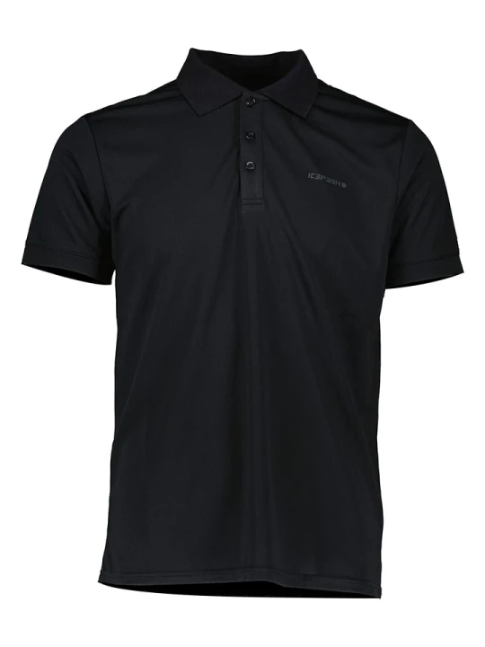 Zdjęcie produktu Icepeak Funkcyjna koszulka polo "Bellmont" w kolorze czarnym rozmiar: L
