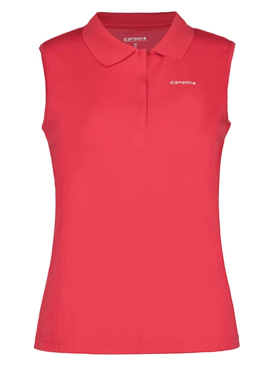Zdjęcie produktu Icepeak Funkcyjna koszulka polo w kolorze czerwonym rozmiar: S