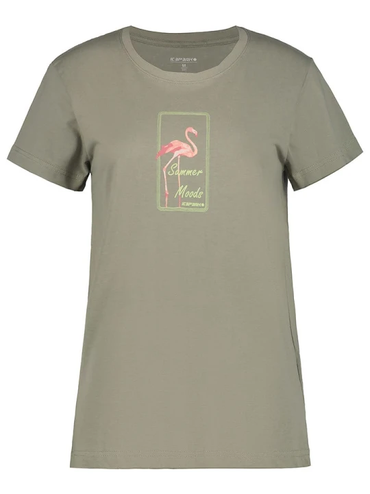 Zdjęcie produktu Icepeak Koszulka "Makawao" w kolorze khaki rozmiar: L