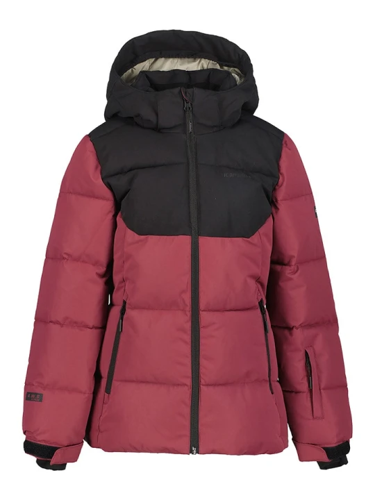 Zdjęcie produktu Icepeak Kurtka narciarska "Loris" w kolorze czarno-bordowym rozmiar: 116