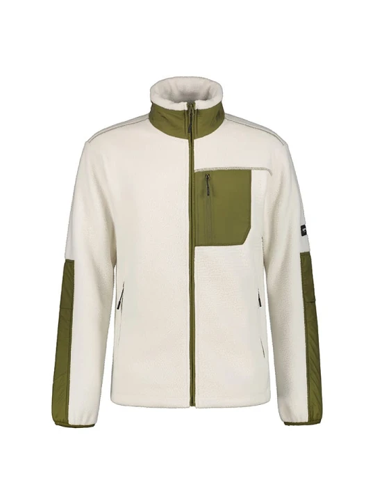 Zdjęcie produktu Icepeak Kurtka polarowa "Mohawk" w kolorze kremowo-oliwkowym rozmiar: XL