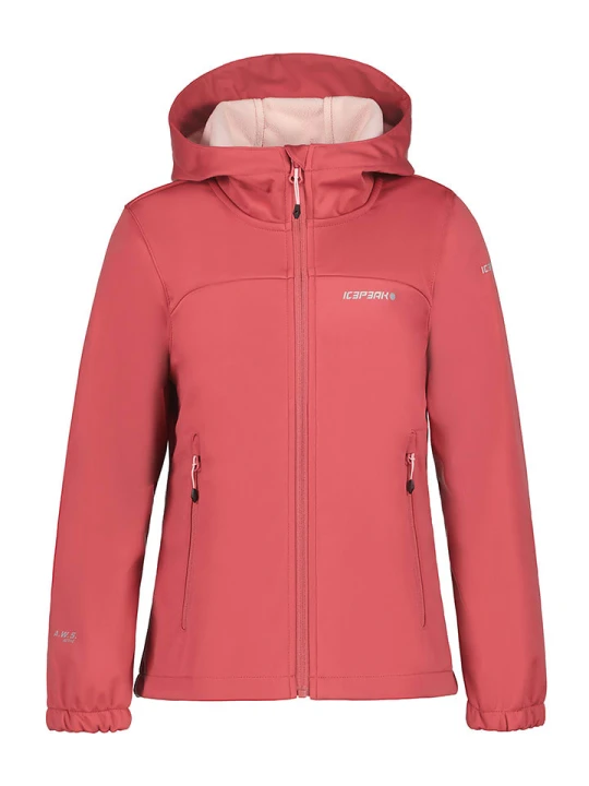 Zdjęcie produktu Icepeak Kurtka softshellowa "Kleve" w kolorze łososiowym rozmiar: 176