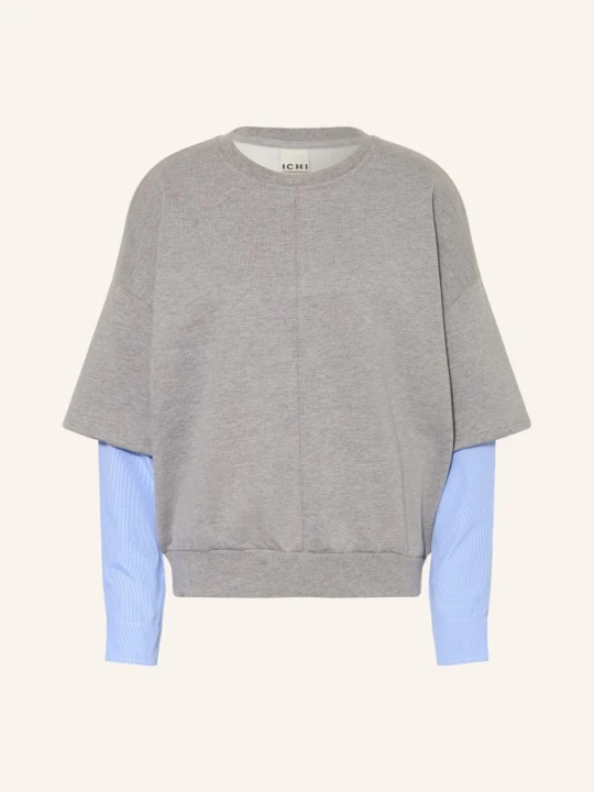 Zdjęcie produktu Ichi Bluza Iholinne Z Mieszanki Materiałów grau szary