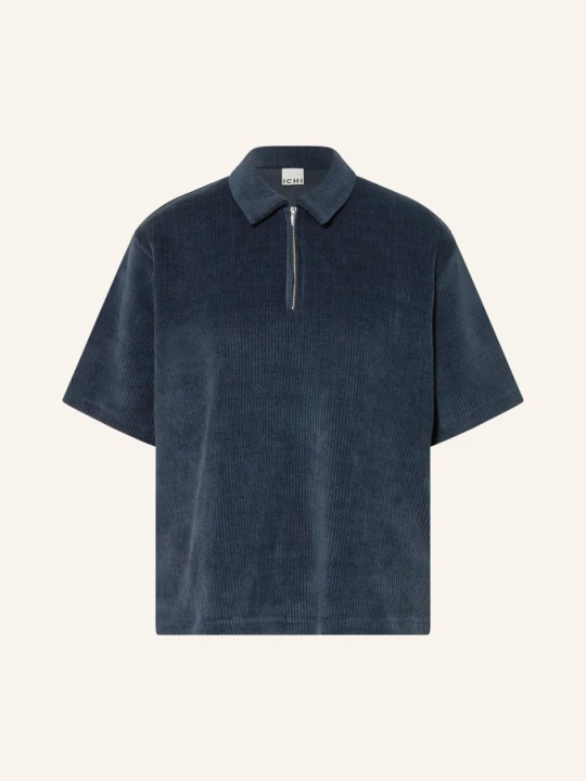Zdjęcie produktu Ichi Bluzka Polo Z Sztruksu Ihkate blau GRANATOWY
