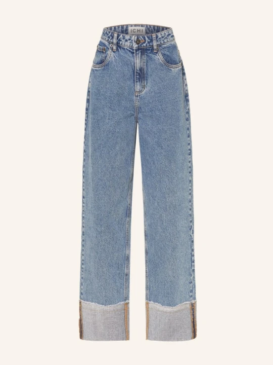 Zdjęcie produktu Ichi Dżinsy Z Szerokimi Nogawkami Ihaveny blau 200928 Washed med. blue