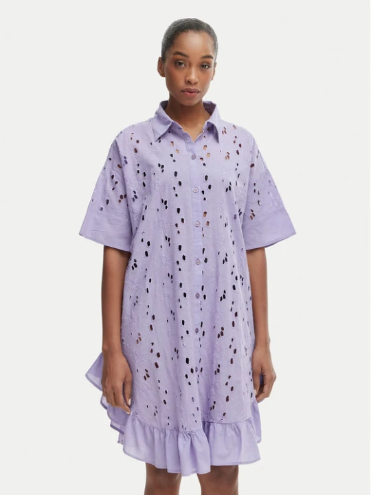 Zdjęcie produktu Iconique Sukienka letnia Emily IC26-001 Fioletowy jasny Relaxed Fit