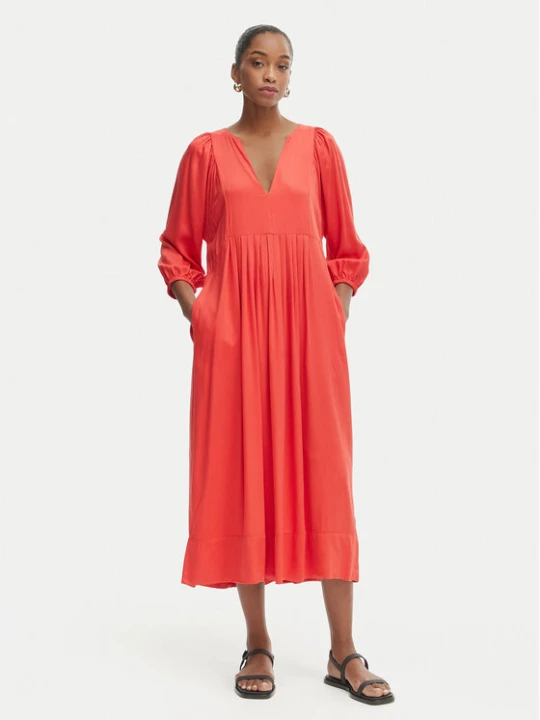 Zdjęcie produktu Iconique Sukienka letnia Emma IC26-090 Czerwony Relaxed Fit