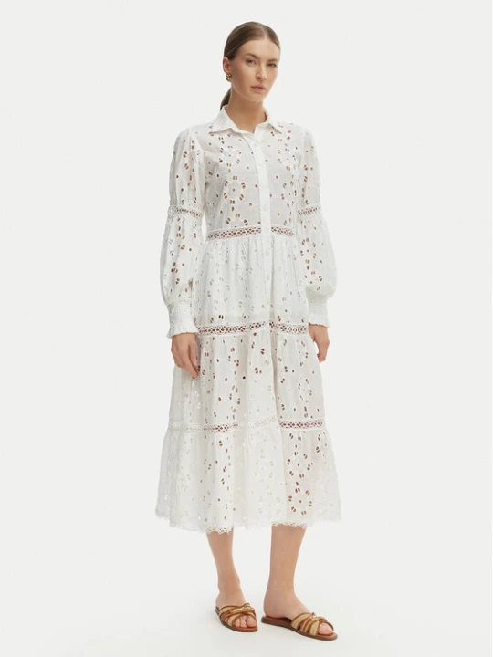 Zdjęcie produktu Iconique Sukienka letnia Joanna IC26-008 Biały Regular Fit