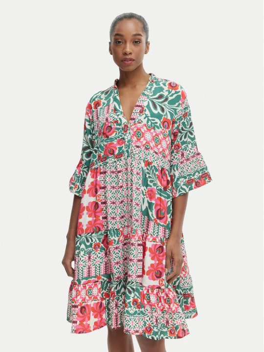 Zdjęcie produktu Iconique Sukienka letnia Morena IC26-094 Kolorowy Relaxed Fit