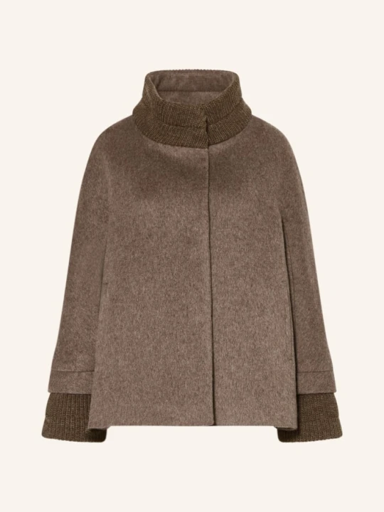 Zdjęcie produktu Icons Cinzia Rocca Kurtka Typu Caban Z Mieszanki Materiałów beige