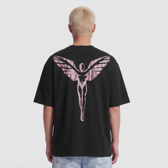 Zdjęcie produktu Ikarus Backprint T-Shirt COLUCCI czarny