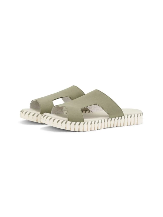Zdjęcie produktu Ilse Jacobsen Klapki w kolorze khaki rozmiar: 40