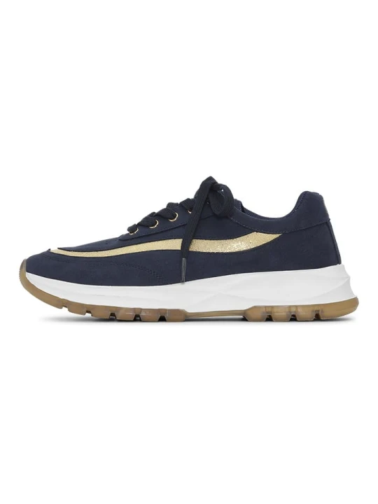 Zdjęcie produktu Ilse Jacobsen Sneakersy w kolorze złoto-granatowym rozmiar: 37