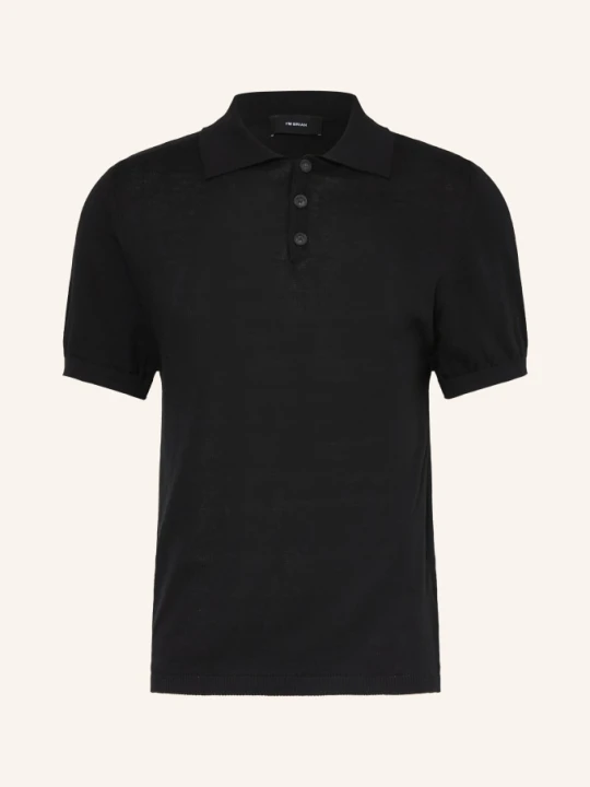 Zdjęcie produktu I'm Brian Dzianinowa Koszulka Polo schwarz CZARNY