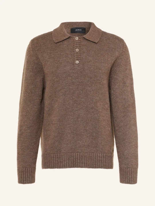 Zdjęcie produktu I'm Brian Koszulka Polo Z Dzianiny braun BRĄZOWY