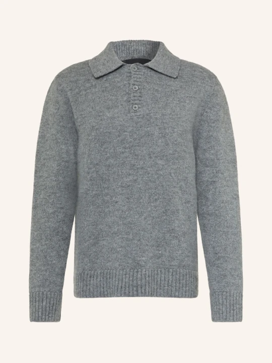 Zdjęcie produktu I'm Brian Koszulka Polo Z Dzianiny grau SZARY