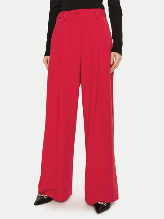 Zdjęcie produktu Imperial Spodnie palazzo P5B8IIC Czerwony Wide Leg