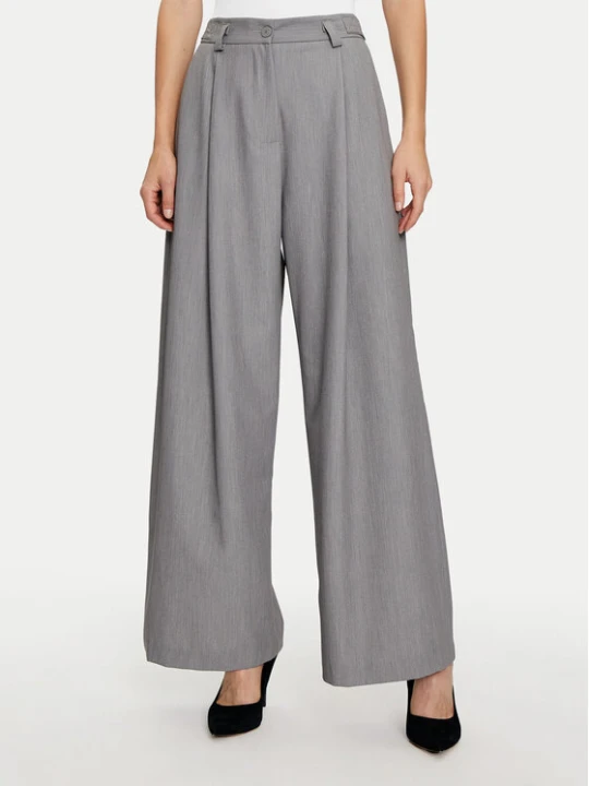 Zdjęcie produktu Imperial Spodnie palazzo P5B8IIC Szary Wide Leg