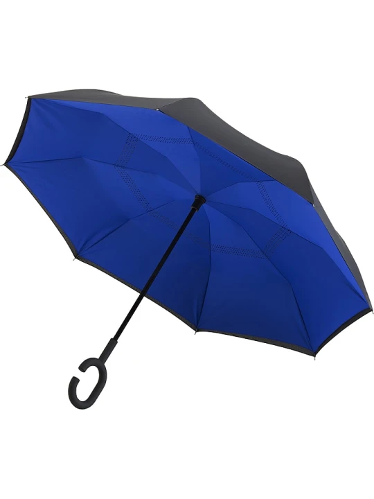 Zdjęcie produktu Impliva Parasol odwrotny w kolorze niebiesko-czarnym - Ø 107 cm rozmiar: onesize