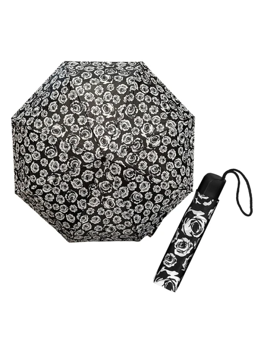 Zdjęcie produktu Impliva Parasol w kolorze czarno-białym - Ø 90 cm rozmiar: onesize