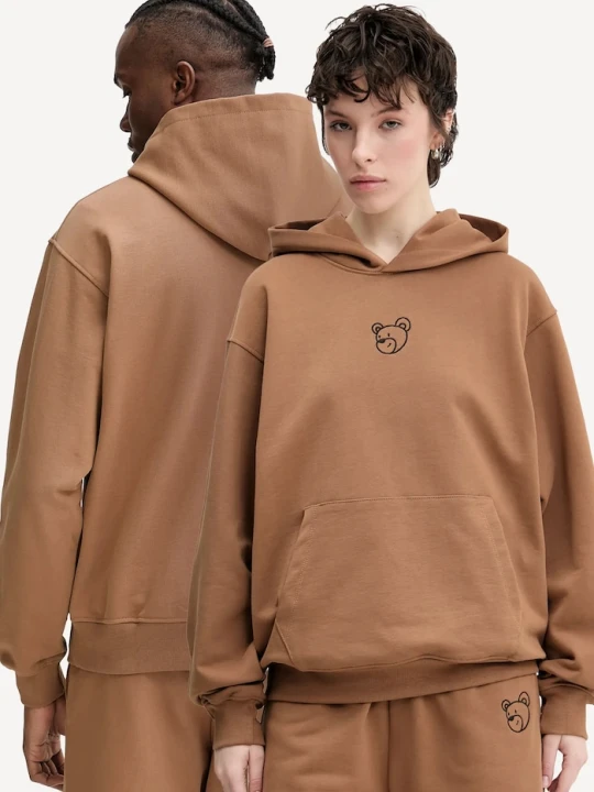 Zdjęcie produktu Inbetweeners bluza bawełniana brązowy