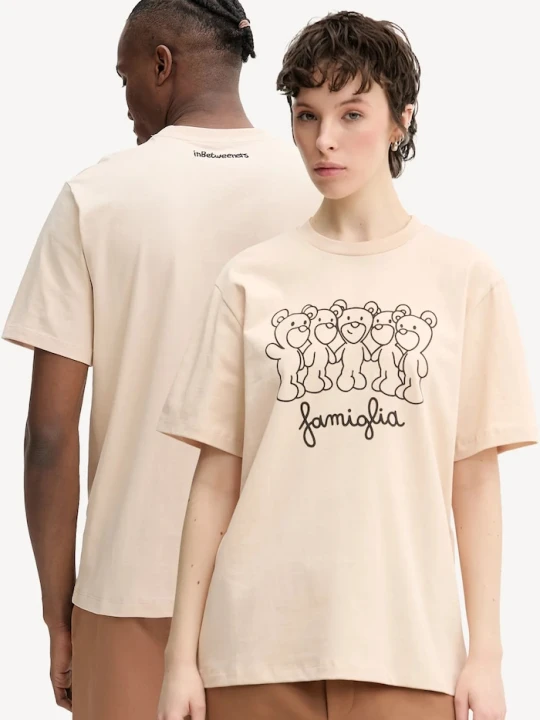 Zdjęcie produktu Inbetweeners t-shirt bawełniany beżowy