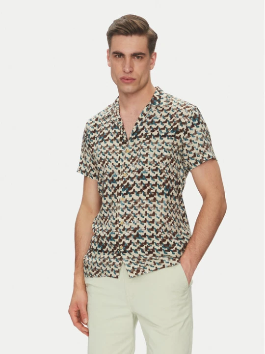 Zdjęcie produktu INDICODE Koszula Inramses 20-436 Kolorowy Regular Fit