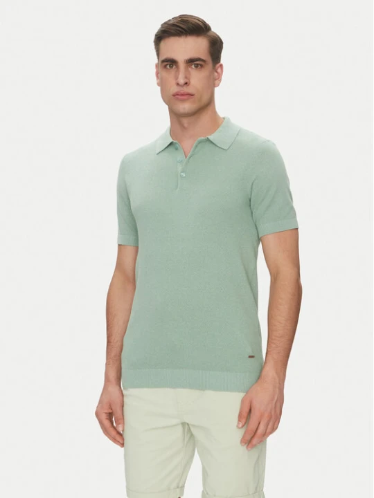 Zdjęcie produktu INDICODE Polo Invorm 30-485 Zielony Regular Fit
