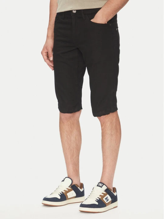Zdjęcie produktu INDICODE Szorty jeansowe Kem 70-172 Czarny Slim Fit