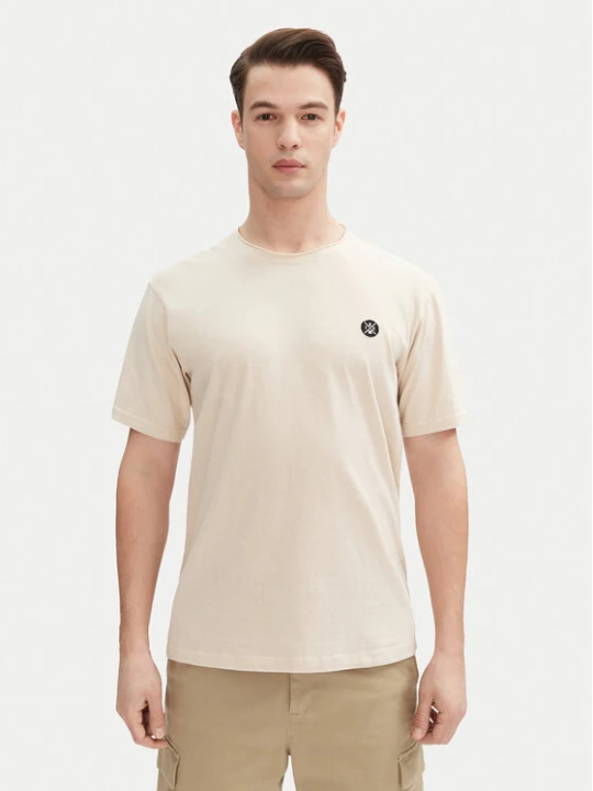 Zdjęcie produktu INDICODE T-Shirt Carlsin 41-121 Beżowy Regular Fit