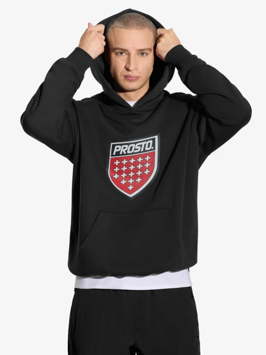 Zdjęcie produktu Infine bluza z kapturem czarna Klasyk