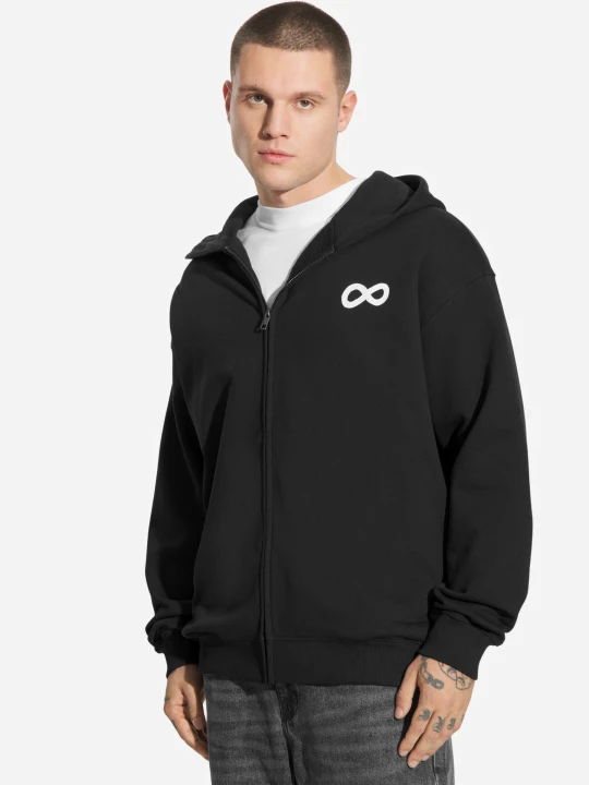 Zdjęcie produktu Infinity bluza z kapturem męska czarna PROSTO.