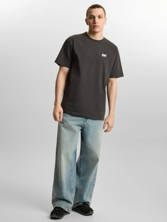 Zdjęcie produktu Infinity D t-shirt oversize męski czarny PROSTO.