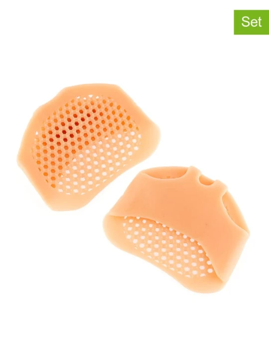 Zdjęcie produktu InnovaGoods Poduszeczki (2 szt.) pod śródstopie "SilStep" - dł. 7, 5 x 6 cm rozmiar: onesize beżowy