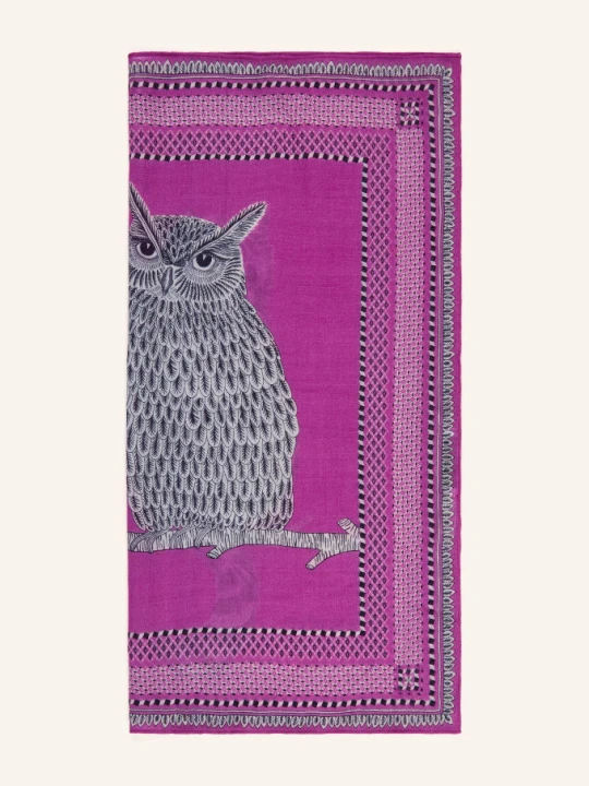 Zdjęcie produktu Inoui Editions Chusta Chouette lila purpurowy