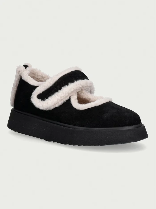 Zdjęcie produktu Inuikii baleriny zamszowe Shearling M.J. czarny