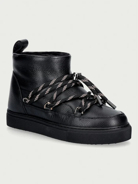 Zdjęcie produktu Inuikii Full Leather Gloss śniegowce damskie skórzane czarny