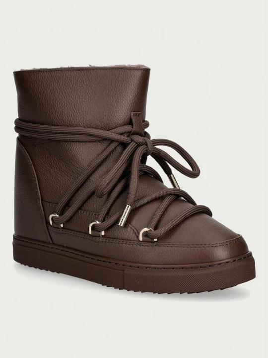 Zdjęcie produktu Inuikii Full Leather Wedge śniegowce damskie skórzane brązowy